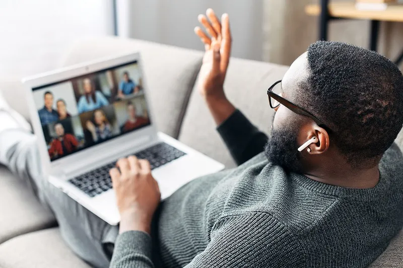 Student on a fast home internet connection