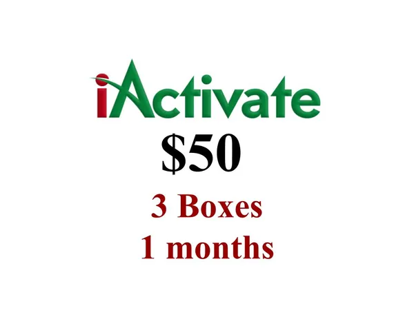 3 Box Equipment Support, 1 Month